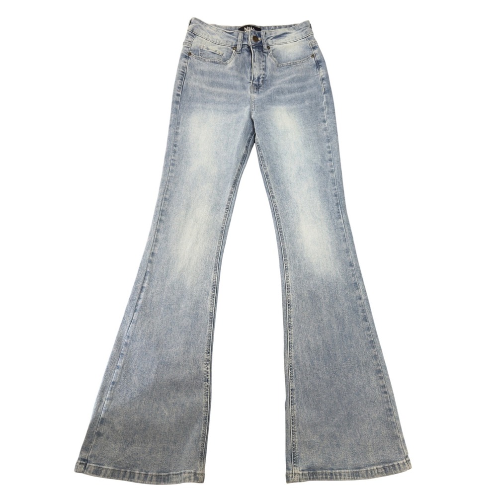 Empyre High Rise Flare Jeans Light Wash Denim Size 4